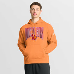 Tampa Bay Buccaneers Full Blitz Club Fleece Pullover Hoodie - Orange Hoodies