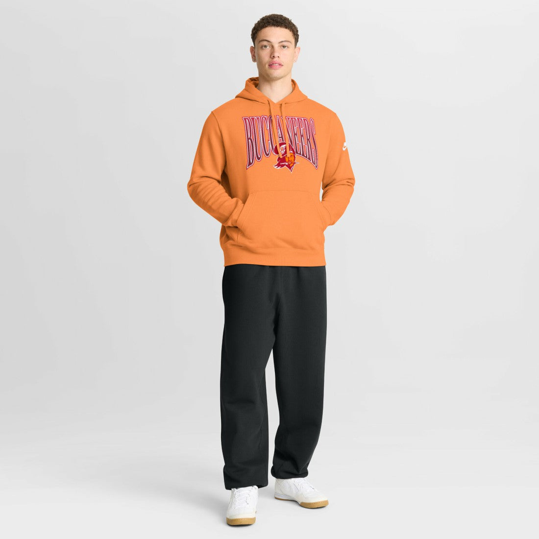 Tampa Bay Buccaneers Full Blitz Club Fleece Pullover Hoodie - Orange Hoodies