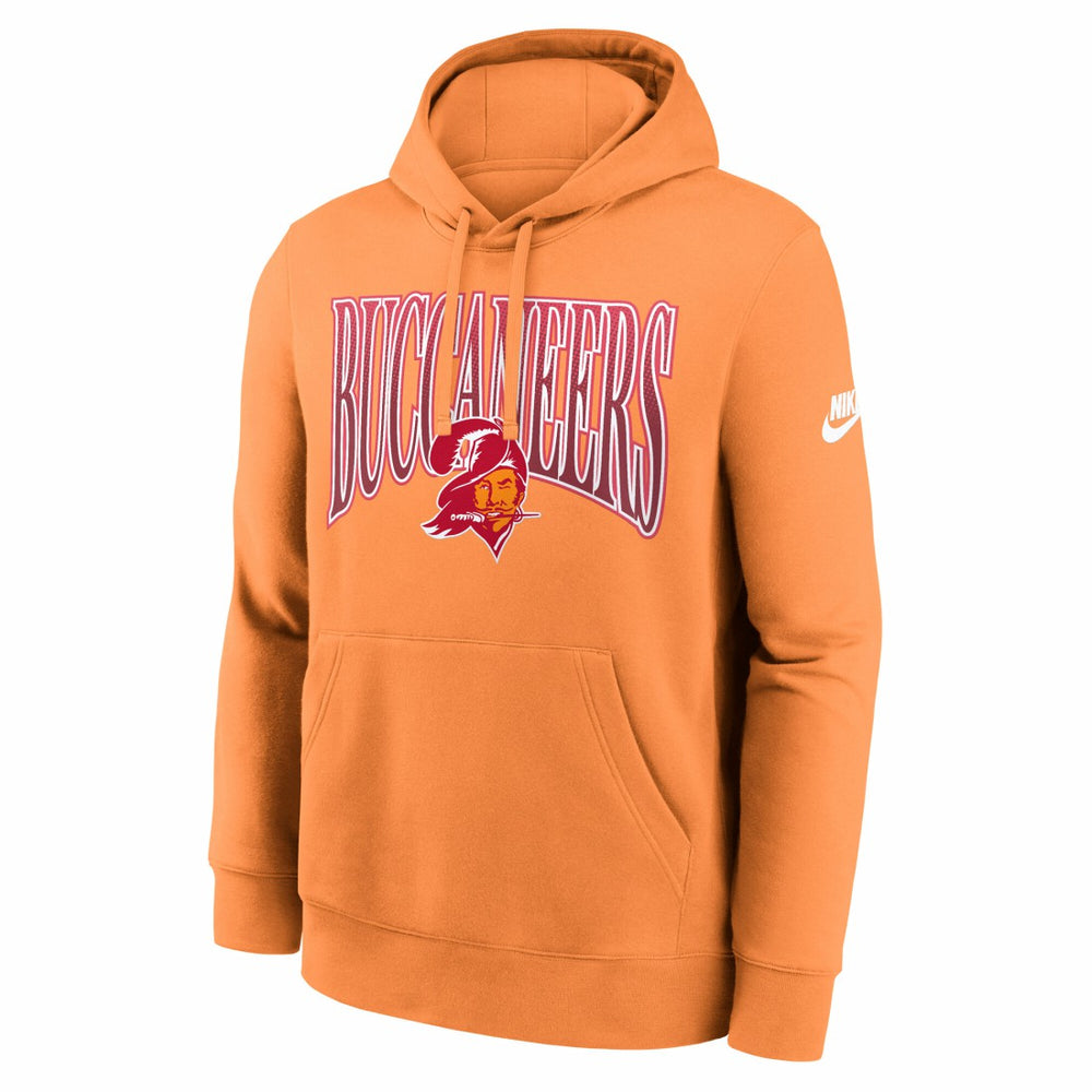 Tampa Bay Buccaneers Full Blitz Club Fleece Pullover Hoodie - Orange Hoodies