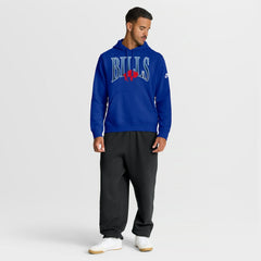 Buffalo Bills Full Blitz Club Fleece Pullover Hoodie - Royal Hoodies