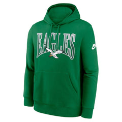 Philadelphia Eagles Full Blitz Club Fleece Pullover Hoodie - Green Hoodies