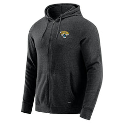 Jacksonville Jaguars J. Palmer Players Lounge Tri-Blend Full-Zip Hoodie - Dark Heather Gray Hoodies