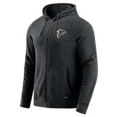Atlanta Falcons J. Palmer Players Lounge Tri-Blend Full-Zip Hoodie - Dark Heather Gray Hoodies