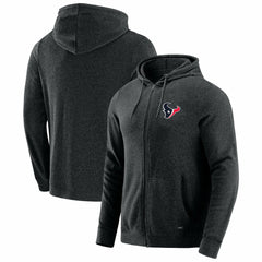 Houston Texans J. Palmer Players Lounge Tri-Blend Full-Zip Hoodie - Dark Heather Gray Hoodies