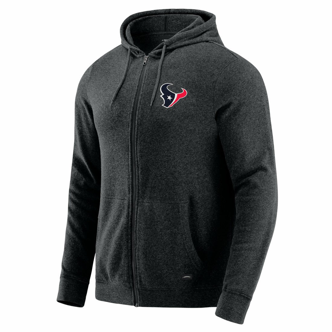 Houston Texans J. Palmer Players Lounge Tri-Blend Full-Zip Hoodie - Dark Heather Gray Hoodies