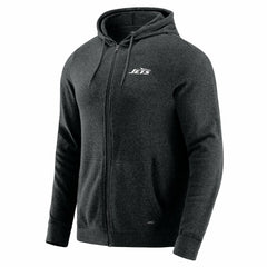 New York Jets J. Palmer Players Lounge Tri-Blend Full-Zip Hoodie - Dark Heather Gray Hoodies