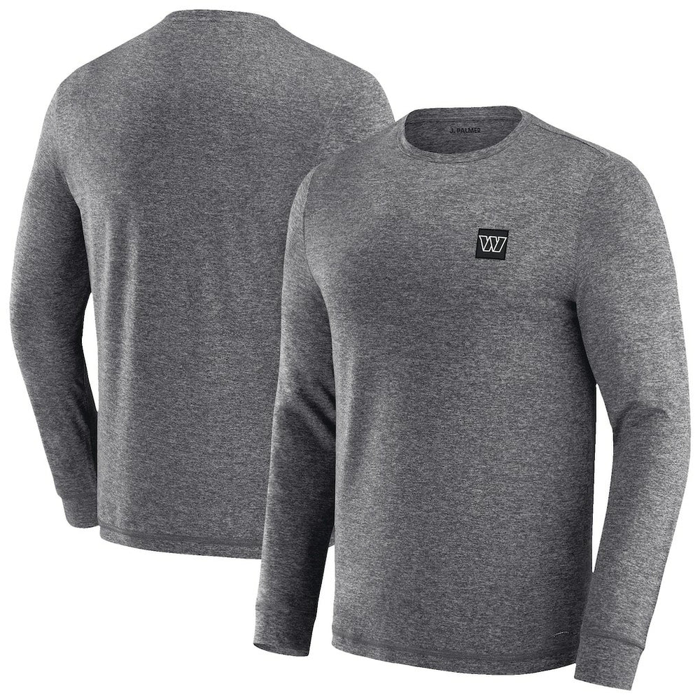 Washington Commanders J. Palmer Four Down Long Sleeve T-Shirt - Heather Black T-shirts