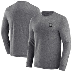 Washington Commanders J. Palmer Four Down Long Sleeve T-Shirt - Heather Black T-shirts