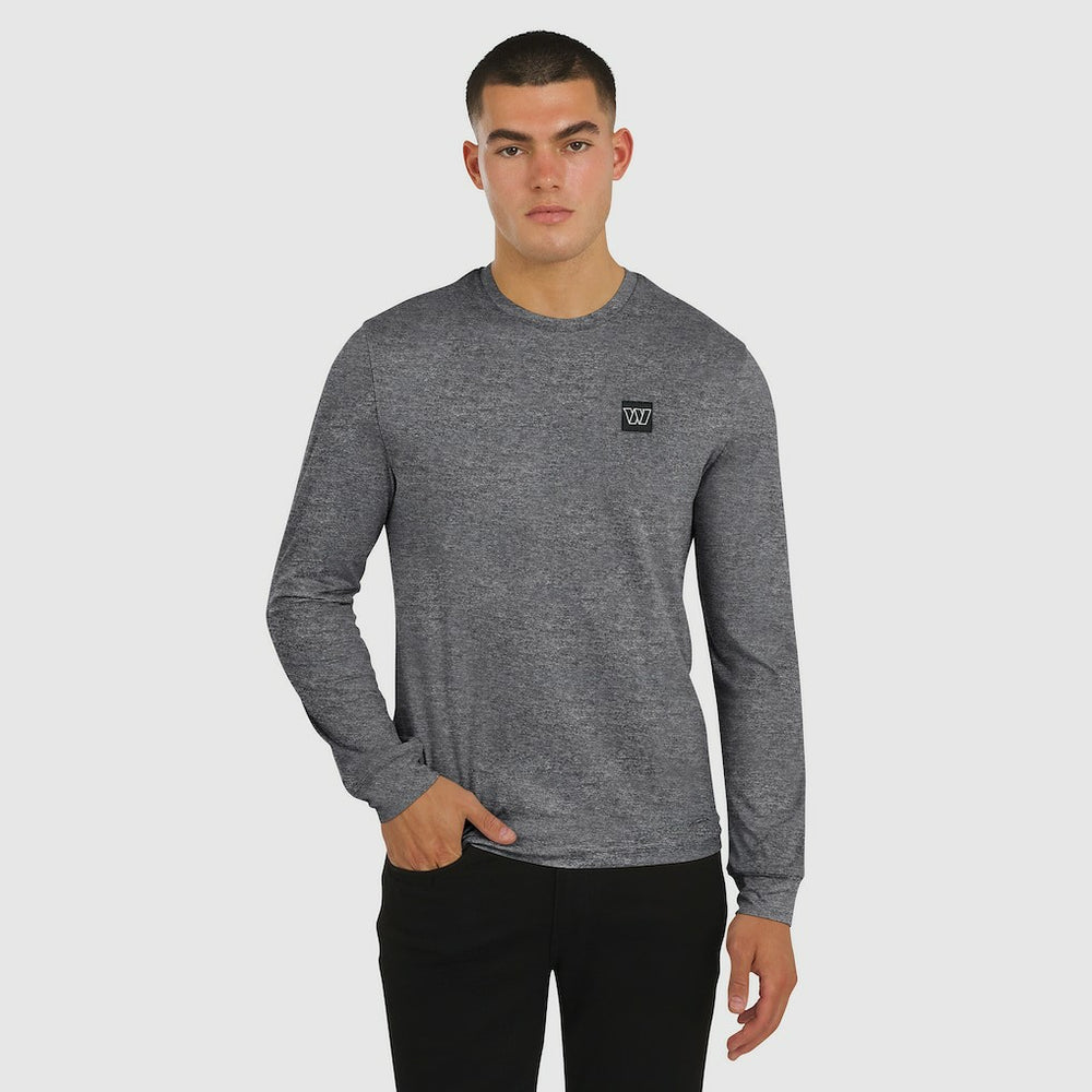 Washington Commanders J. Palmer Four Down Long Sleeve T-Shirt - Heather Black T-shirts