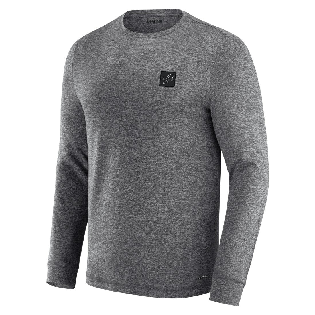 Detroit Lions J. Palmer Four Down Long Sleeve T-Shirt - Heather Black T-shirts