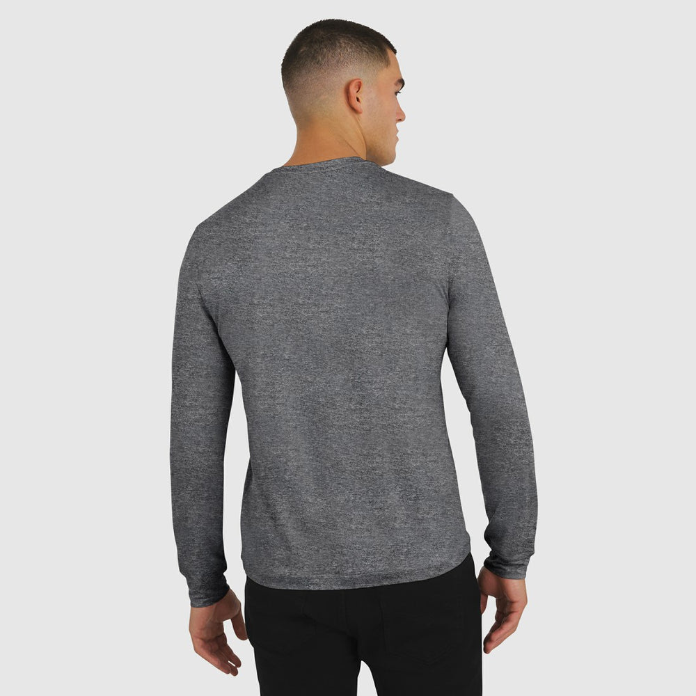Detroit Lions J. Palmer Four Down Long Sleeve T-Shirt - Heather Black T-shirts