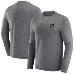 Miami Dolphins J. Palmer Four Down Long Sleeve T-Shirt - Heather Black T-shirts