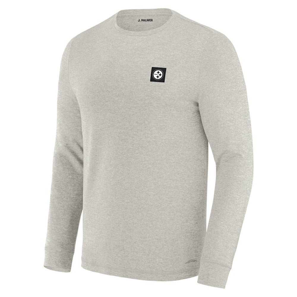 Pittsburgh Steelers J. Palmer Four Down Long Sleeve T-Shirt - Gray T-shirts