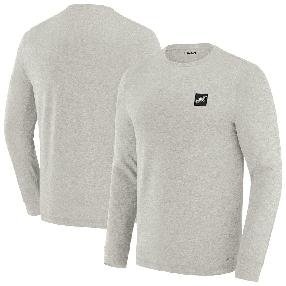 Philadelphia Eagles J. Palmer Four Down Long Sleeve T-Shirt - Gray T-shirts