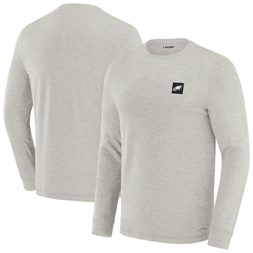Philadelphia Eagles J. Palmer Four Down Long Sleeve T-Shirt - Gray T-shirts