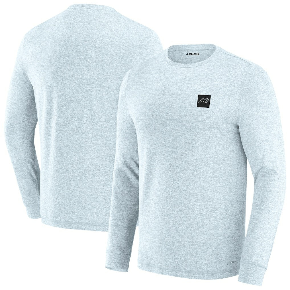 Carolina Panthers J. Palmer Four Down Long Sleeve T-Shirt - Gray T-shirts