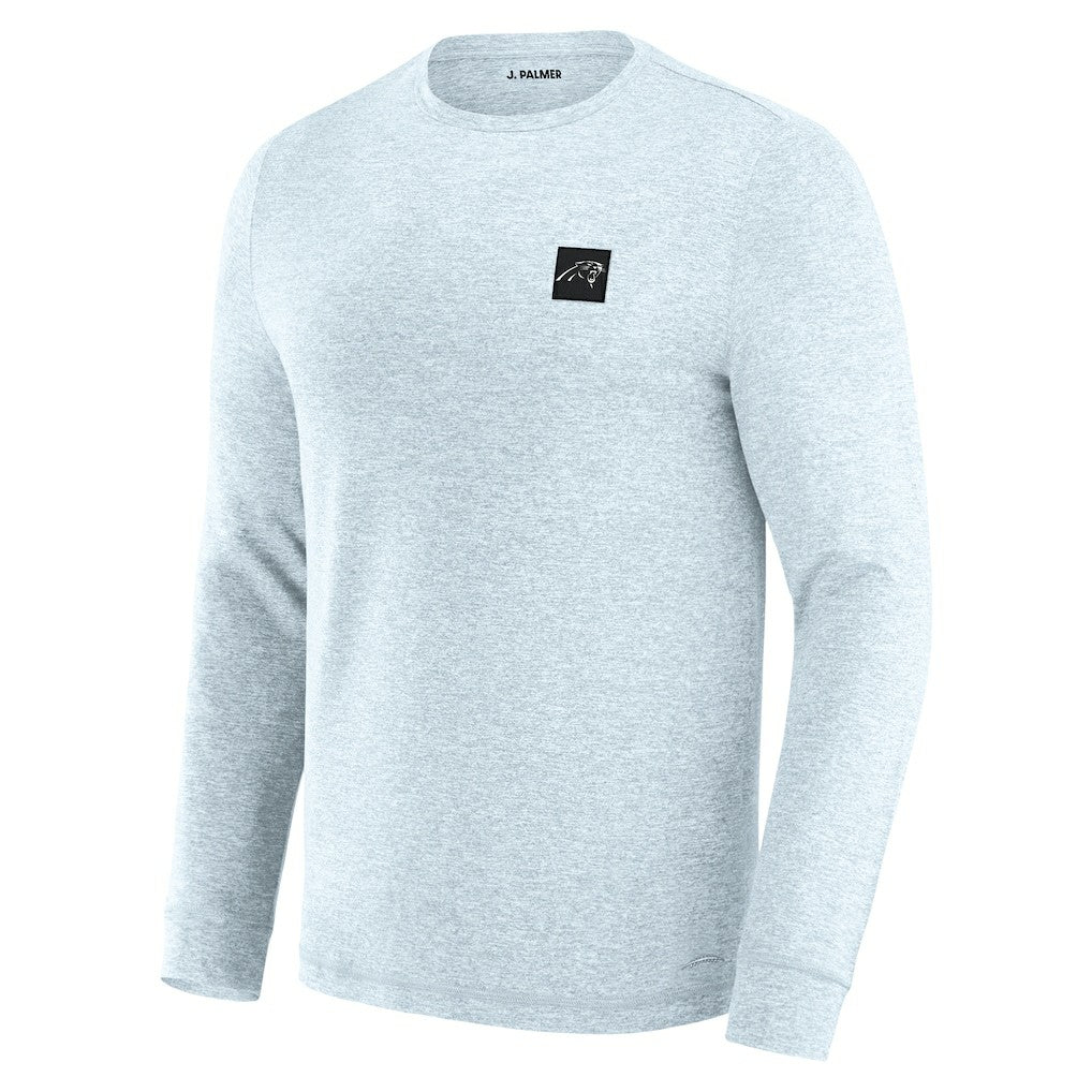 Carolina Panthers J. Palmer Four Down Long Sleeve T-Shirt - Gray T-shirts