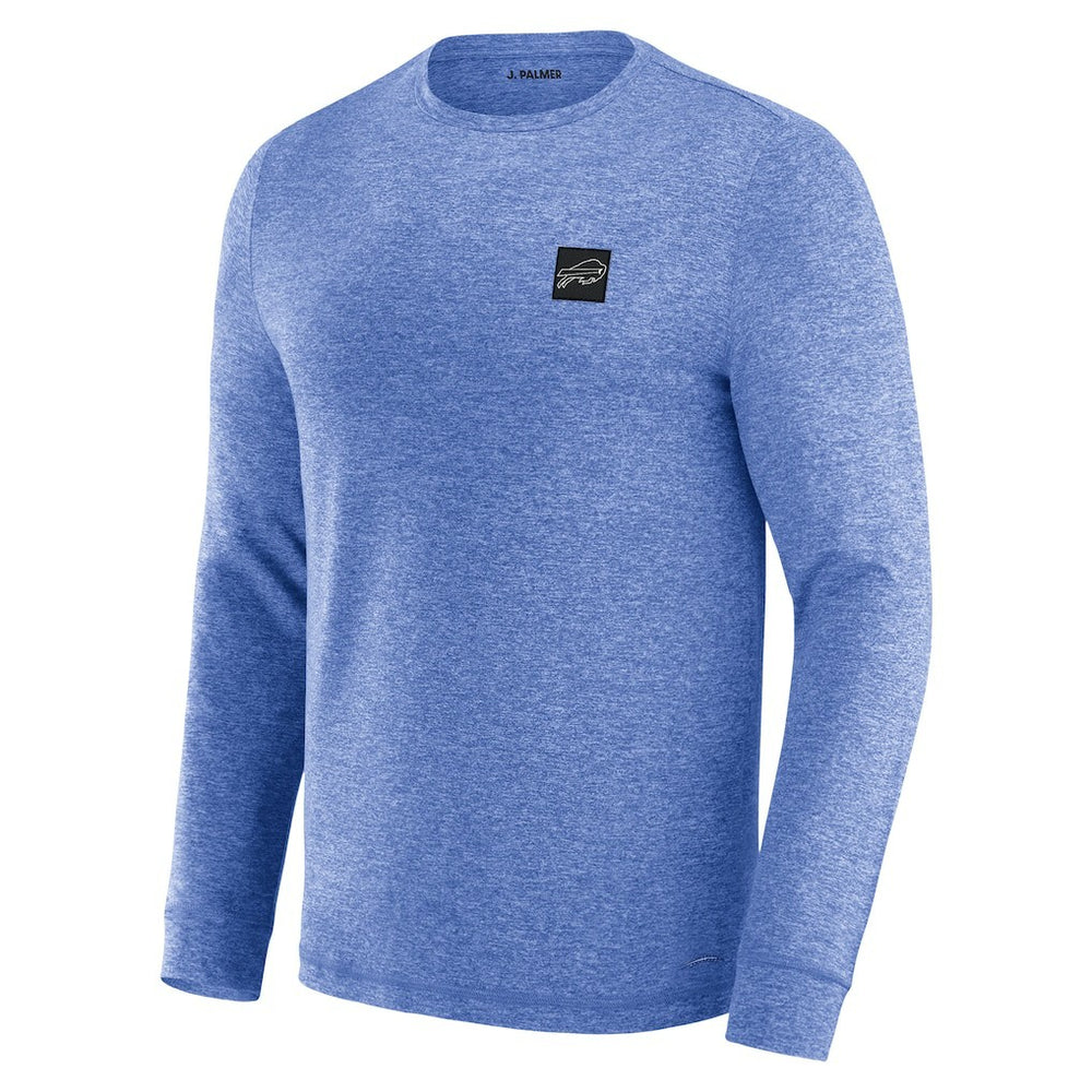 Buffalo Bills J. Palmer Four Down Long Sleeve T-Shirt - Heather Royal T-shirts