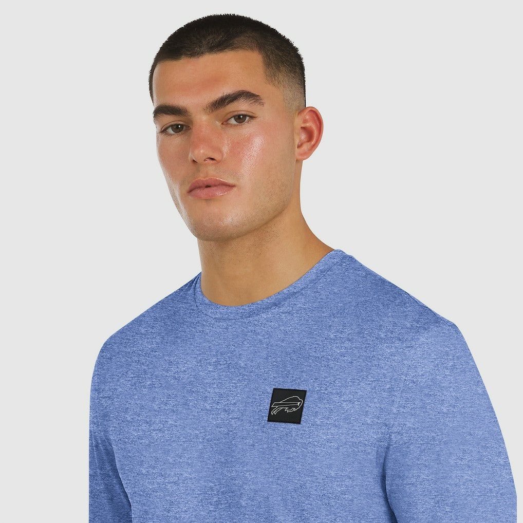 Buffalo Bills J. Palmer Four Down Long Sleeve T-Shirt - Heather Royal T-shirts