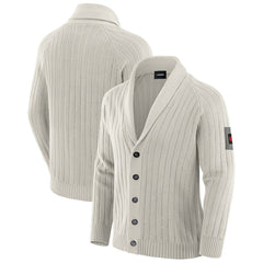 Kansas City Chiefs J. Palmer The Playmaker Cardigan Raglan Sweater - Gray