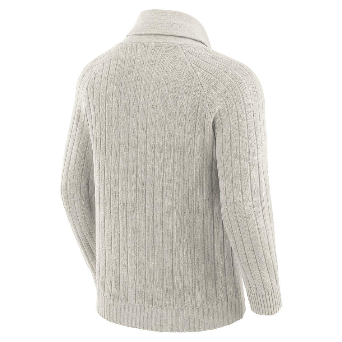 New York Jets J. Palmer The Playmaker Cardigan Raglan Sweater - Gray