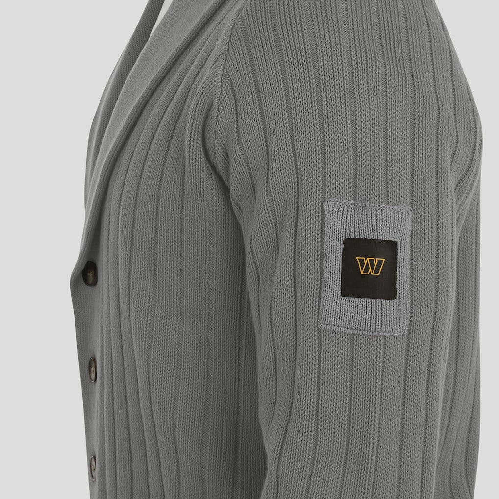 Washington Commanders J. Palmer The Playmaker Cardigan Raglan Sweater - Graphite