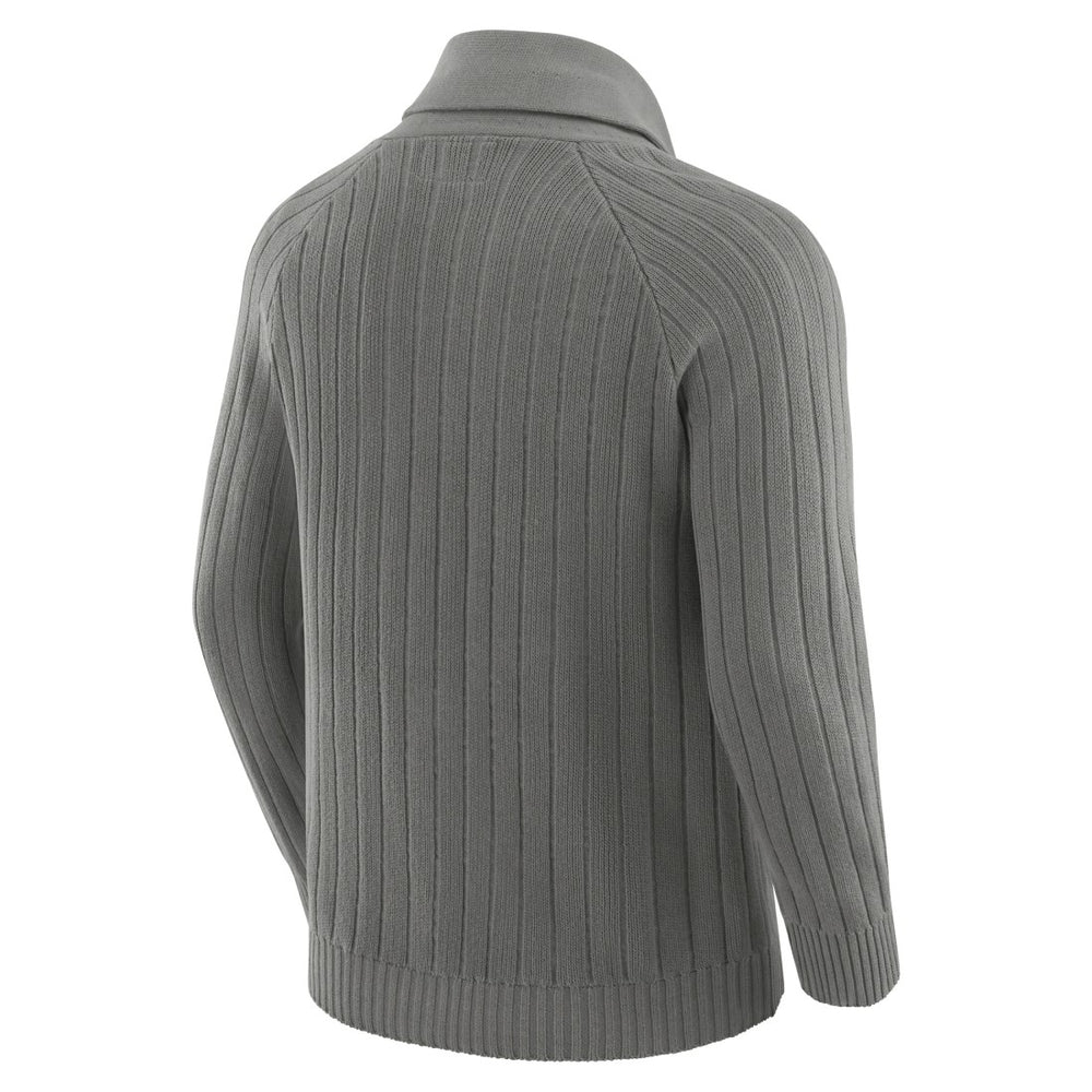 Green Bay Packers J. Palmer The Playmaker Cardigan Raglan Sweater - Graphite