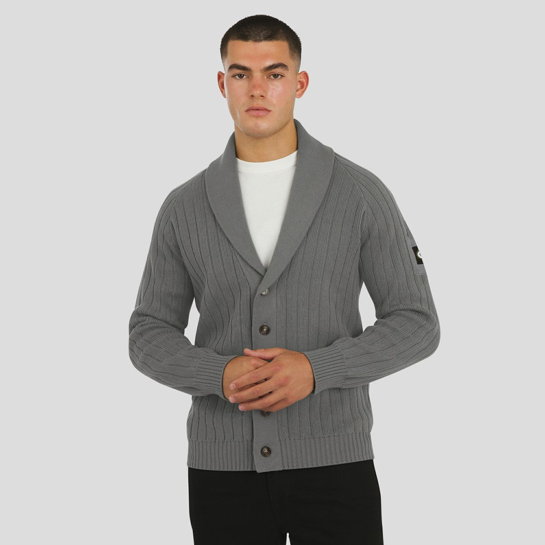 Green Bay Packers J. Palmer The Playmaker Cardigan Raglan Sweater - Graphite