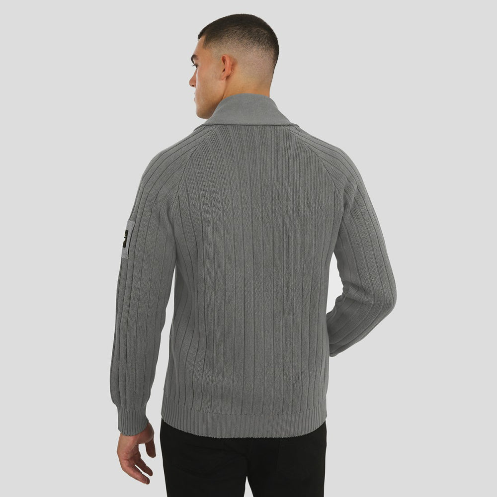 Green Bay Packers J. Palmer The Playmaker Cardigan Raglan Sweater - Graphite