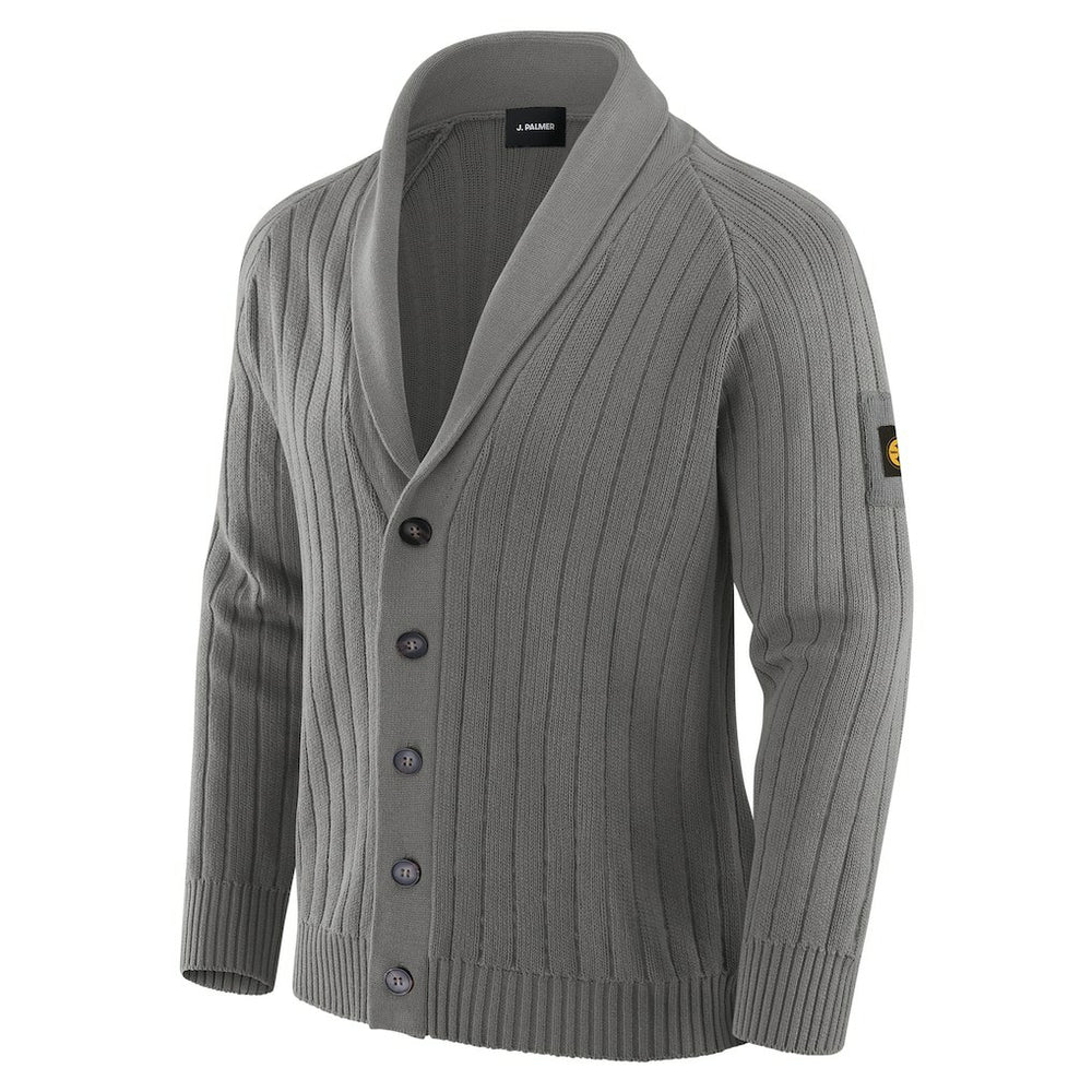 Pittsburgh Steelers J. Palmer The Playmaker Cardigan Raglan Sweater - Graphite