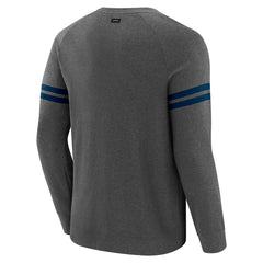Tennessee Titans J. Palmer Players Lounge Raglan Tri-Blend Sweatshirt - Dark Heather Gray Sweatshirts