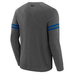 Indianapolis Colts J. Palmer Players Lounge Raglan Tri-Blend Sweatshirt - Dark Heather Gray Sweatshirts
