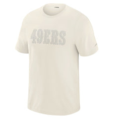 San Francisco 49ers J. Palmer Play Action Tri-Blend Performance T-Shirt - Cream T-shirts