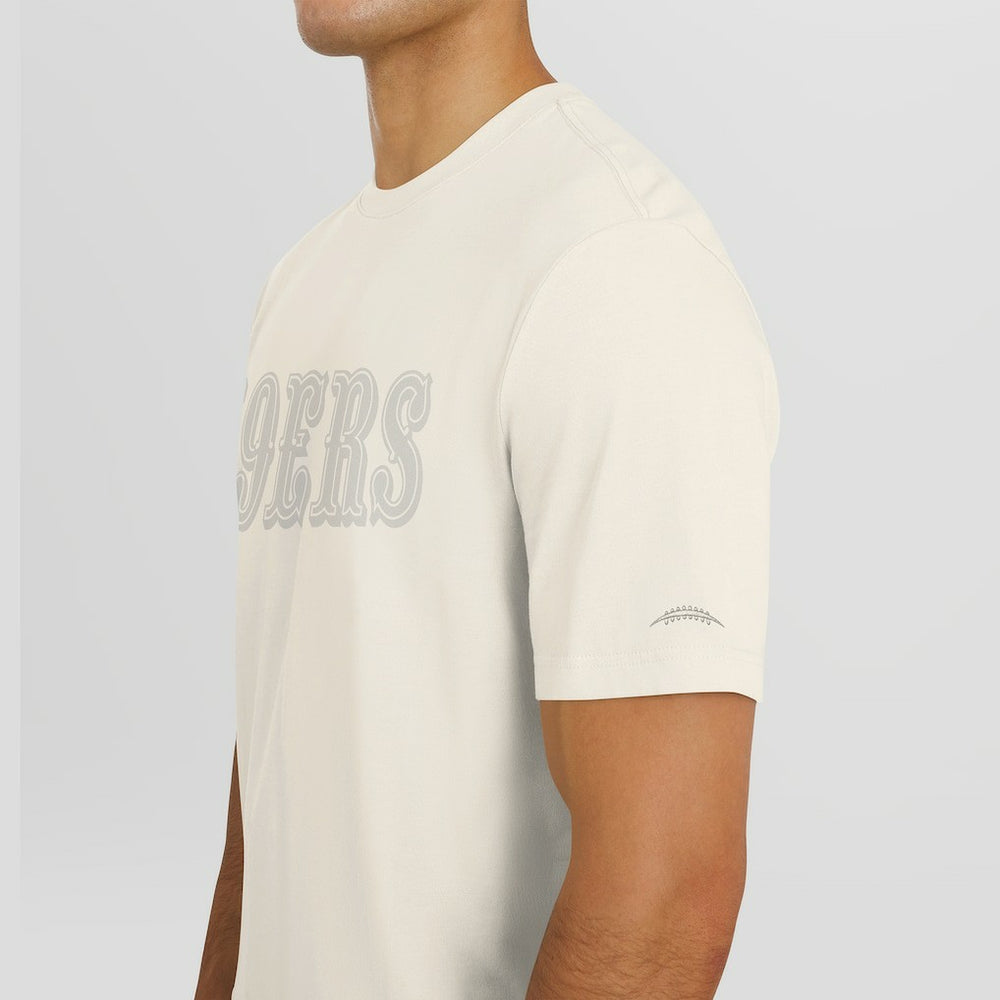 San Francisco 49ers J. Palmer Play Action Tri-Blend Performance T-Shirt - Cream T-shirts
