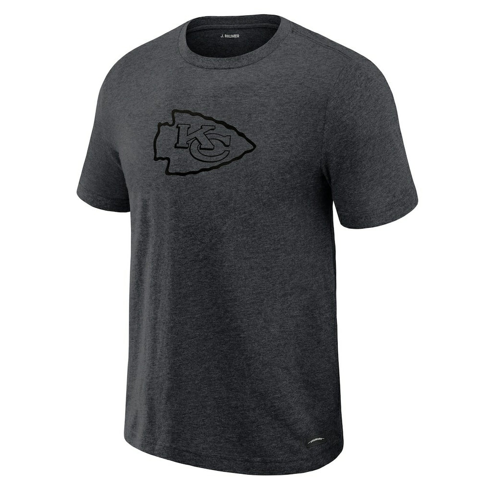 Kansas City Chiefs J. Palmer Players Lounge Tri-Blend T-Shirt - Graphite T-shirts