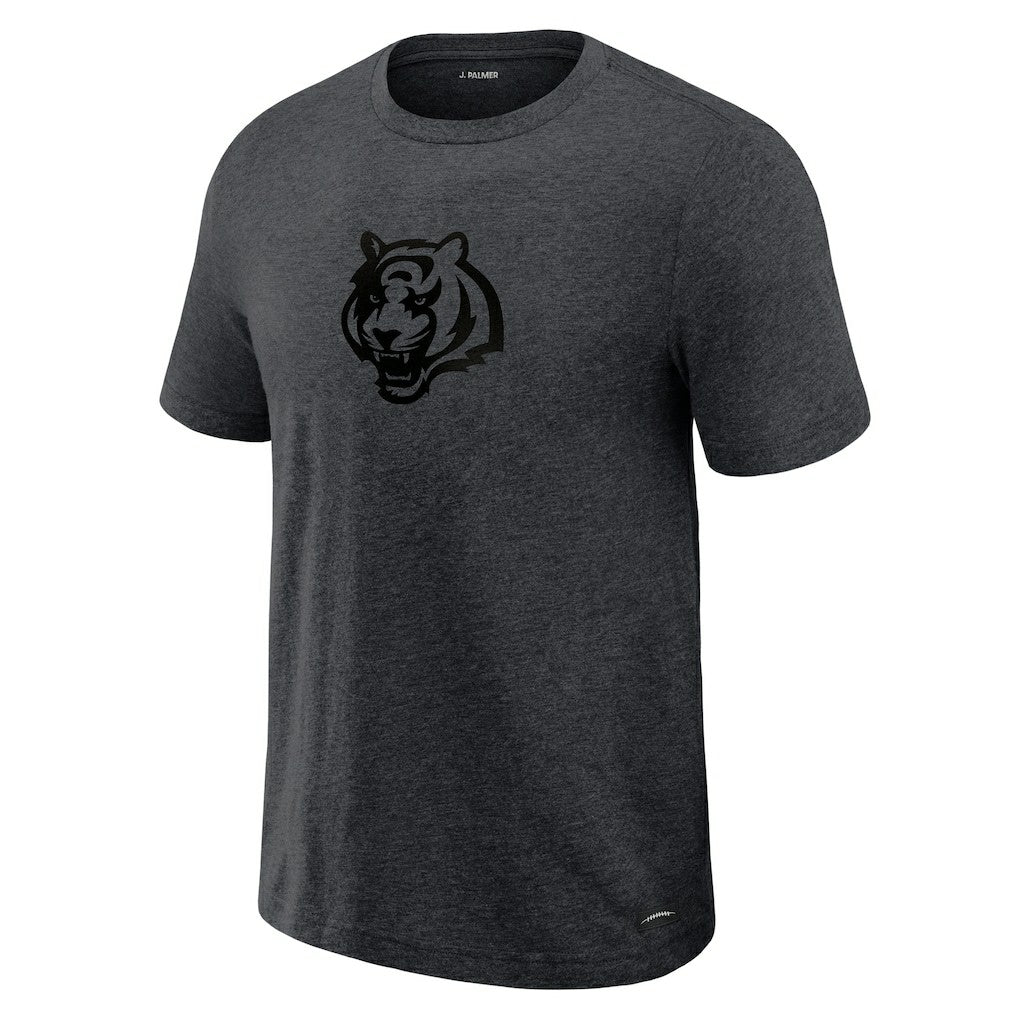 Cincinnati Bengals J. Palmer Players Lounge Tri-Blend T-Shirt - Graphite T-shirts