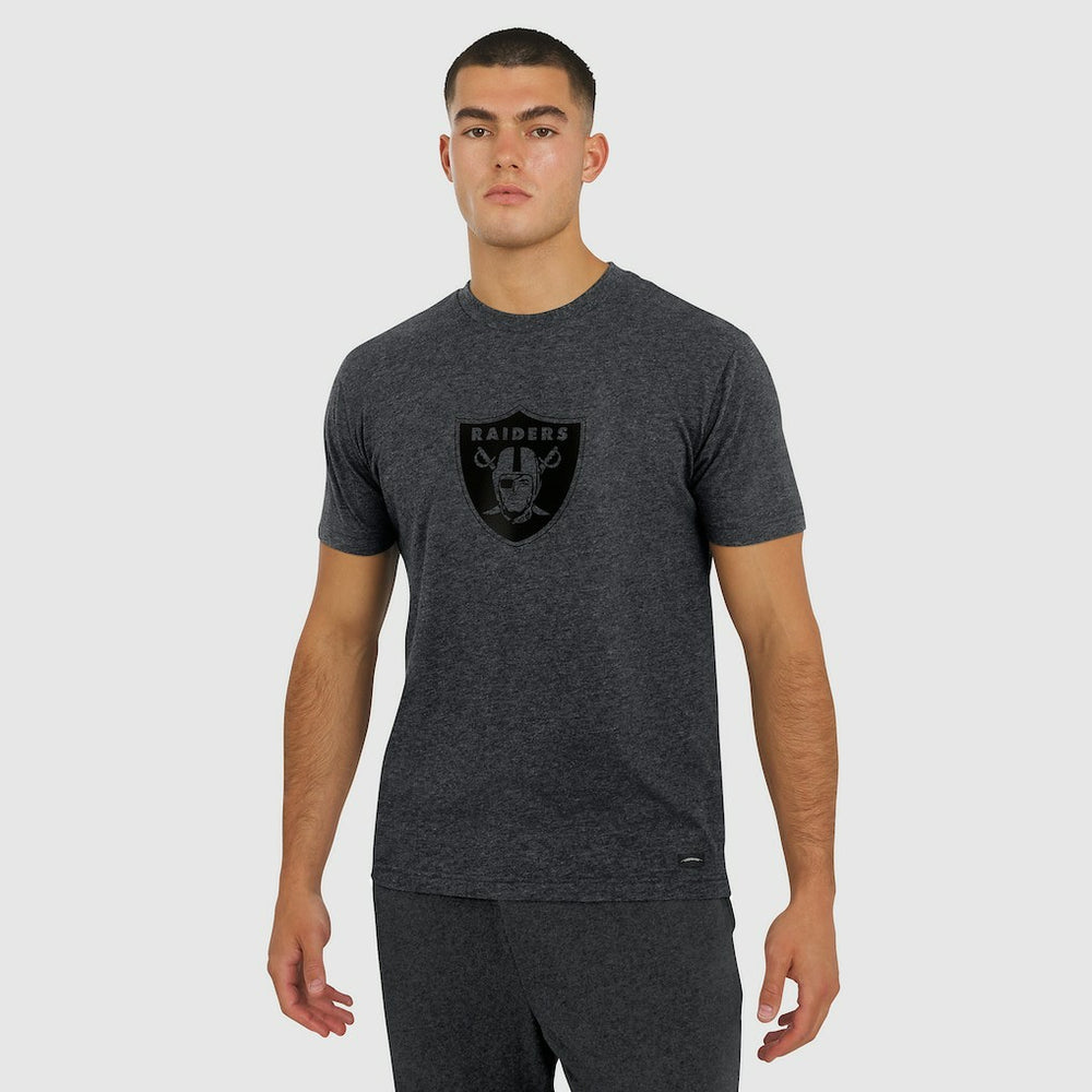 Las Vegas Raiders J. Palmer Players Lounge Tri-Blend T-Shirt - Graphite T-shirts