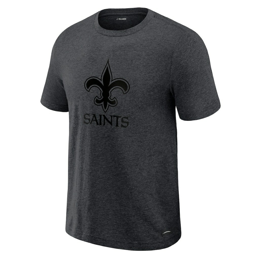 New Orleans Saints J. Palmer Players Lounge Tri-Blend T-Shirt - Graphite T-shirts