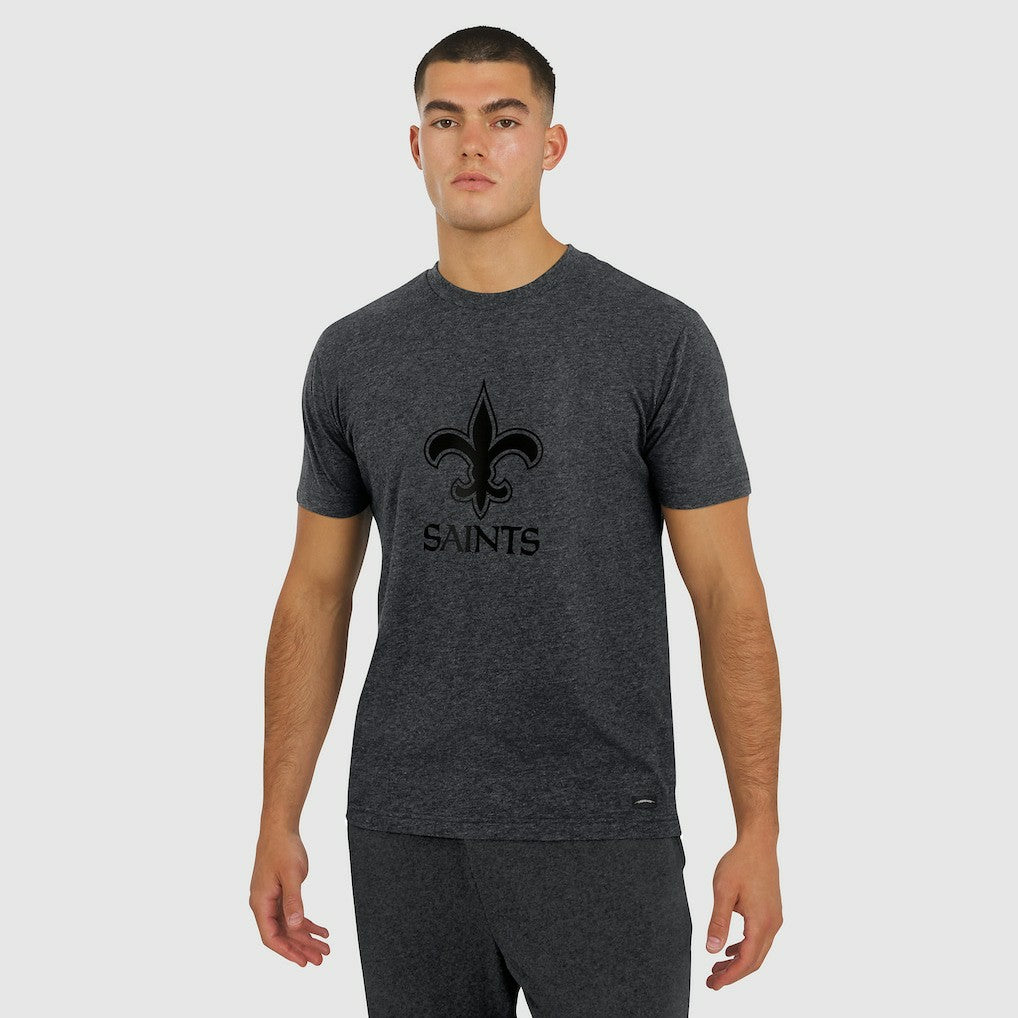 New Orleans Saints J. Palmer Players Lounge Tri-Blend T-Shirt - Graphite T-shirts