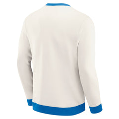 Detroit Lions Darius Rucker Collection Colorblock Pullover Sweatshirt - Cream Pullover