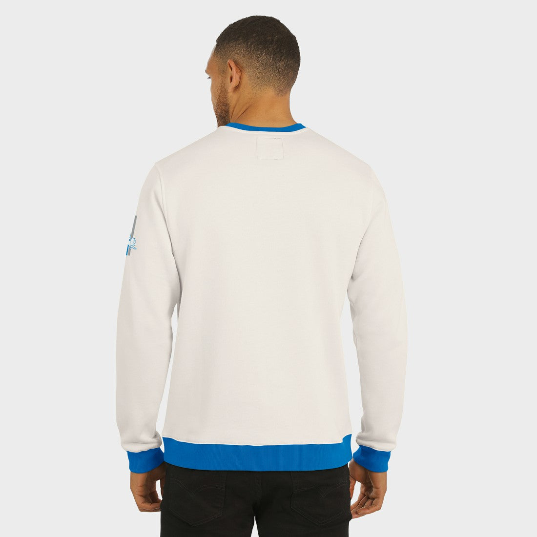 Detroit Lions Darius Rucker Collection Colorblock Pullover Sweatshirt - Cream Pullover
