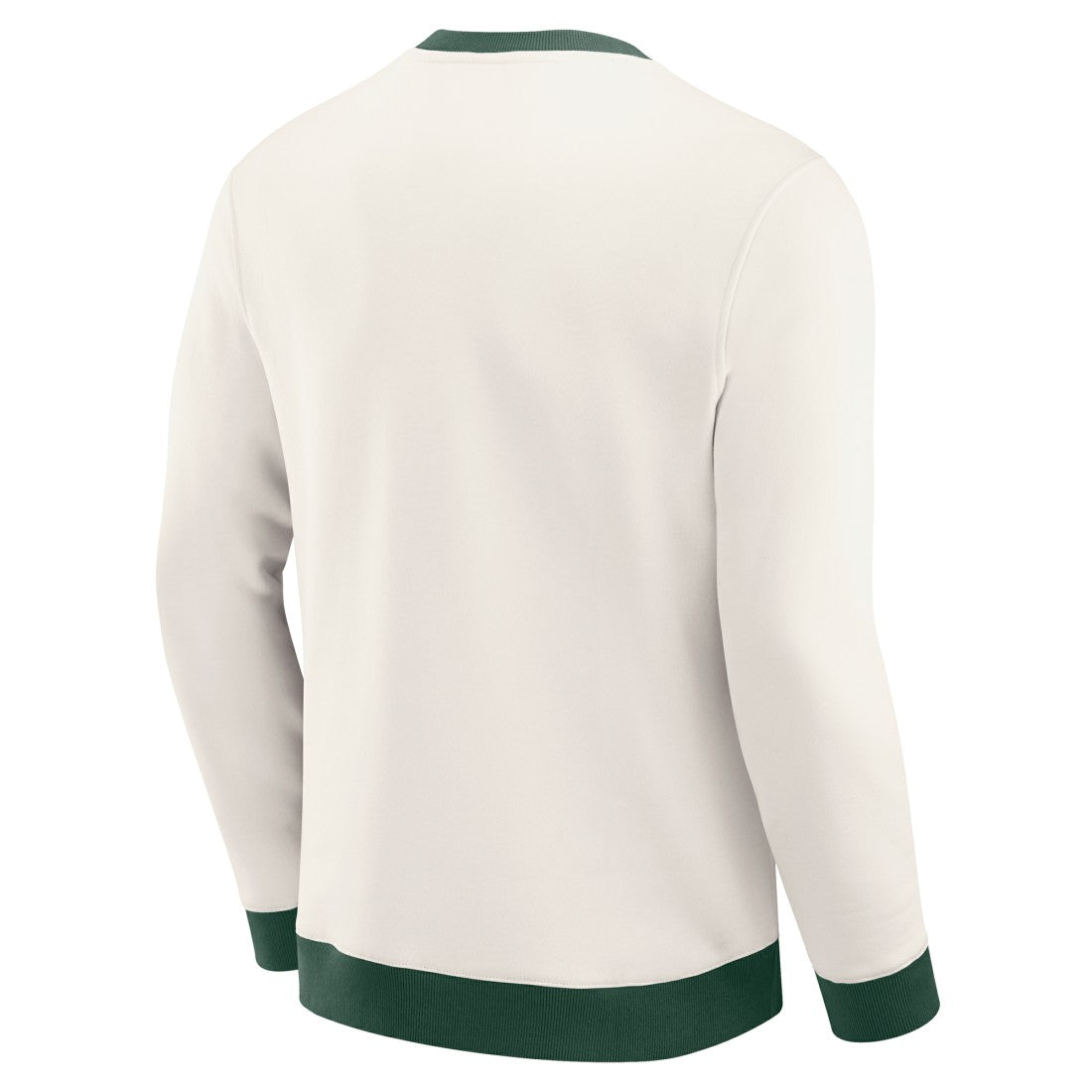 Green Bay Packers Darius Rucker Collection Colorblock Pullover Sweatshirt - Cream Pullover
