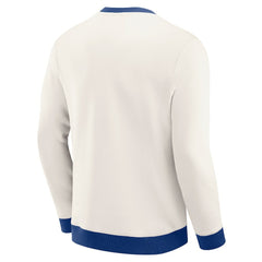 Indianapolis Colts Darius Rucker Collection Colorblock Pullover Sweatshirt - Cream Pullover