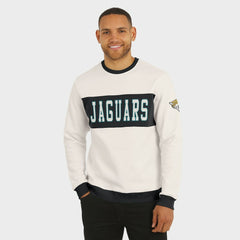 Jacksonville Jaguars Darius Rucker Collection Colorblock Pullover Sweatshirt - Cream Pullover