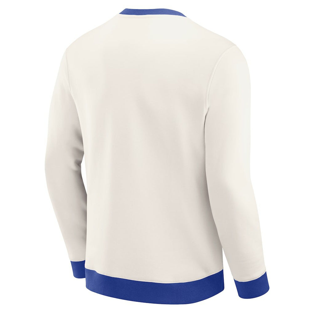 Los Angeles Rams Darius Rucker Collection Colorblock Pullover Sweatshirt - Cream Pullover