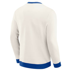 Buffalo Bills Darius Rucker Collection Colorblock Pullover Sweatshirt - Cream Pullover