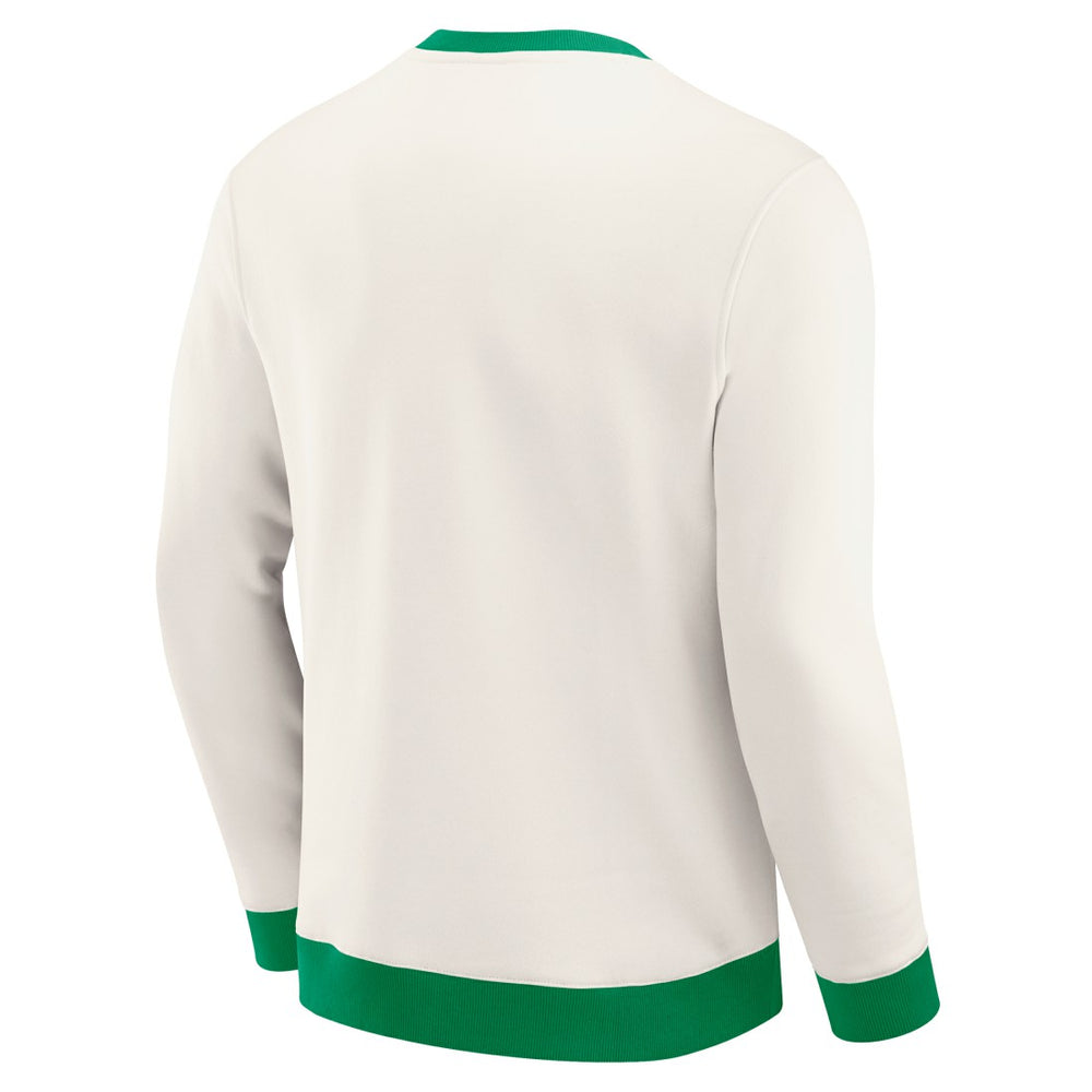 New York Jets Darius Rucker Collection Colorblock Pullover Sweatshirt - Cream Pullover