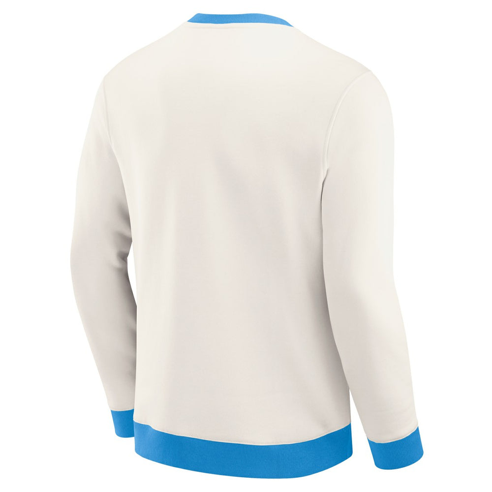 Tennessee Titans Darius Rucker Collection Colorblock Pullover Sweatshirt - Cream Pullover