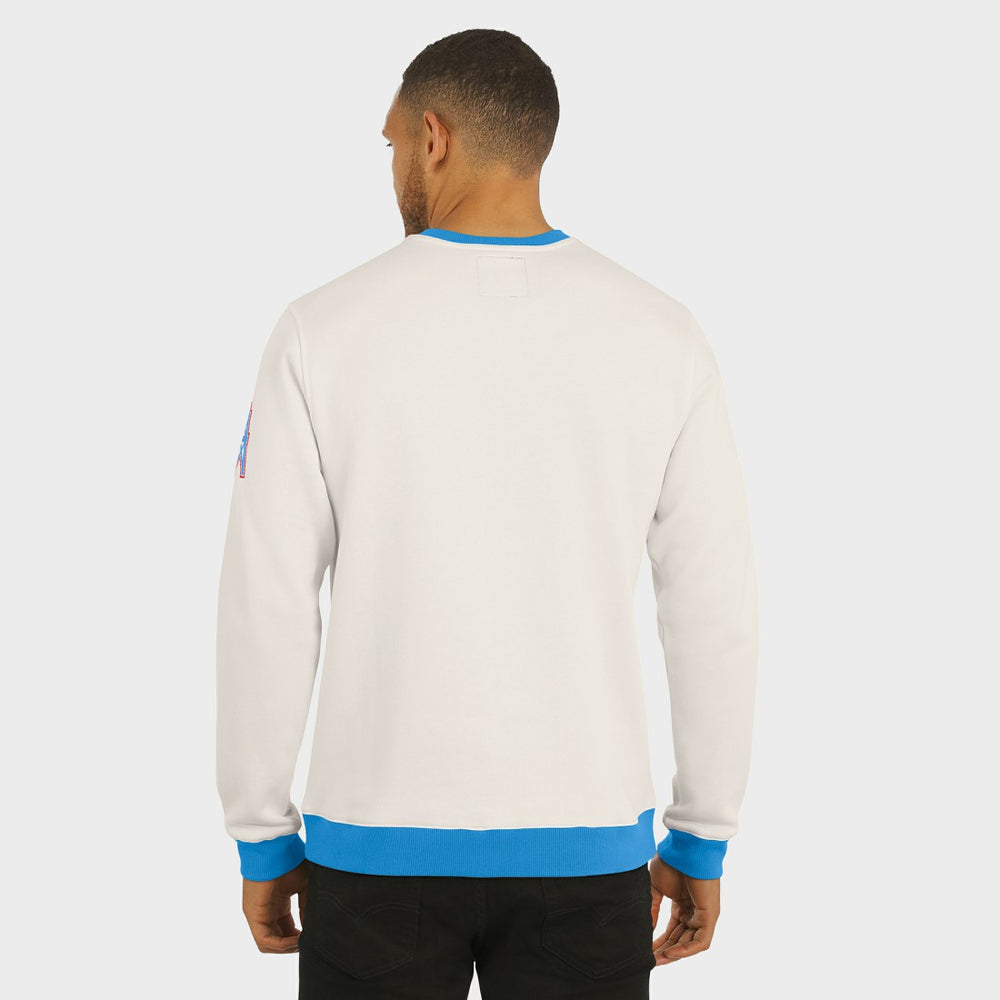 Tennessee Titans Darius Rucker Collection Colorblock Pullover Sweatshirt - Cream Pullover