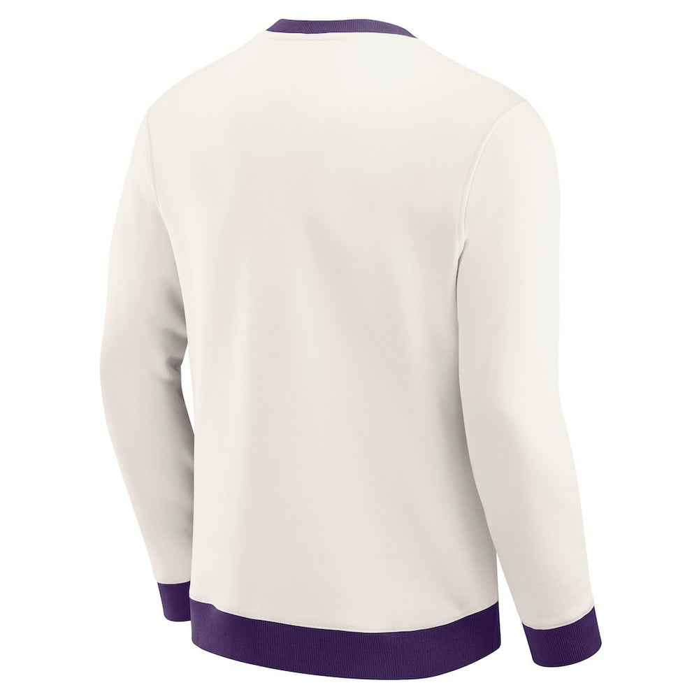 Baltimore Ravens Darius Rucker Collection Colorblock Pullover Sweatshirt - Cream Pullover